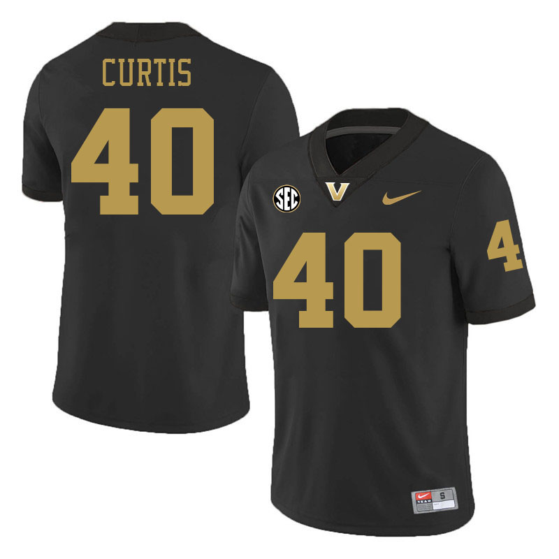 Jamison Curtis Jersey, Vanderbilt Commodores #40 Jamison Curtis Football Jersey, Uniforms-Alternate Jamison Curtis Jersey, Vanderbilt Commodores #40 Jamison Curtis Football Jersey, Uniforms-Alternate